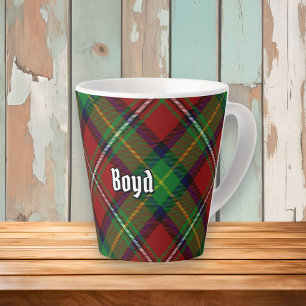 Clan Boyd Tartan Latte Mok