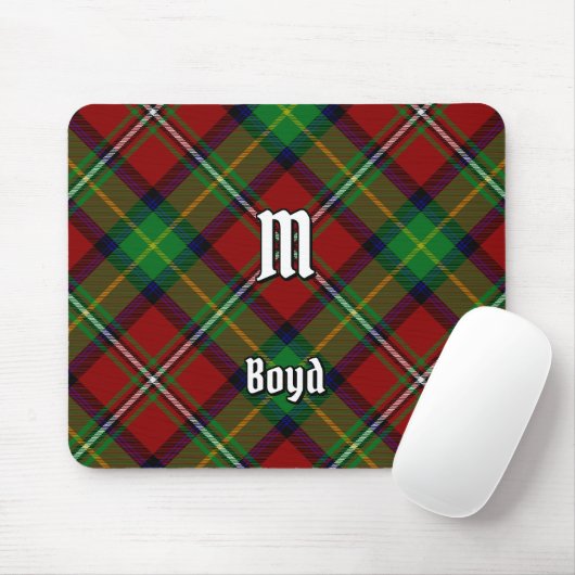 Clan Boyd Tartan Muismat (Met muis)
