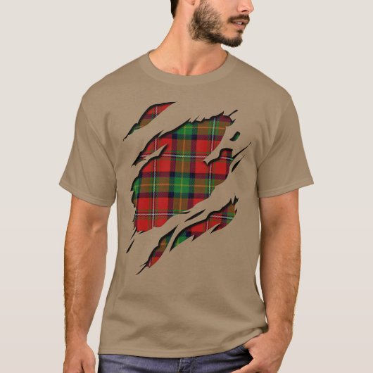 Clan Boyd Tartan T-shirt (Voorkant)