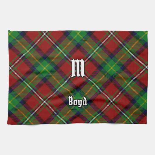 Clan Boyd Tartan Theedoek (Horizontaal)