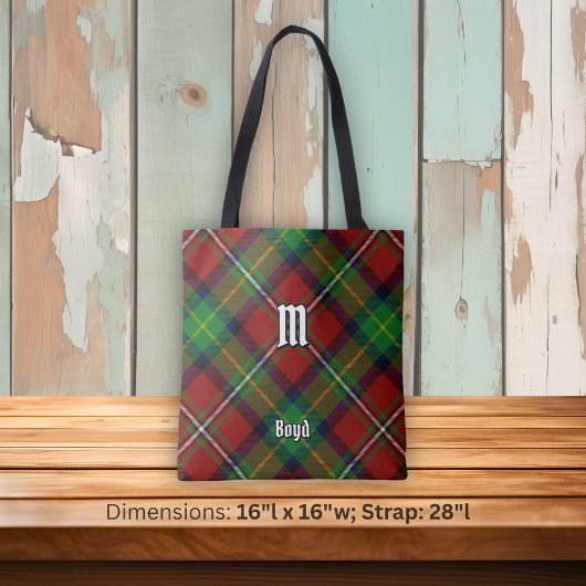 Clan Boyd Tartan Tote Bag