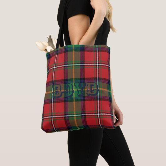 Clan Boyd Tartan Tote Bag (Dichtbij)