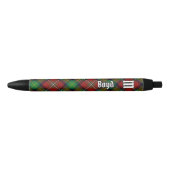Clan Boyd Tartan Zwarte Inkt Pen (Voorkant)