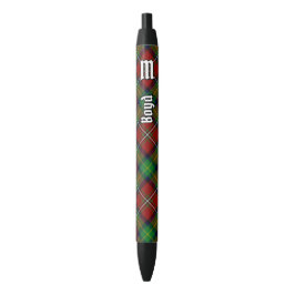 Clan Boyd Tartan Zwarte Inkt Pen