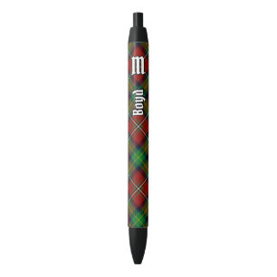 Clan Boyd Tartan Zwarte Inkt Pen