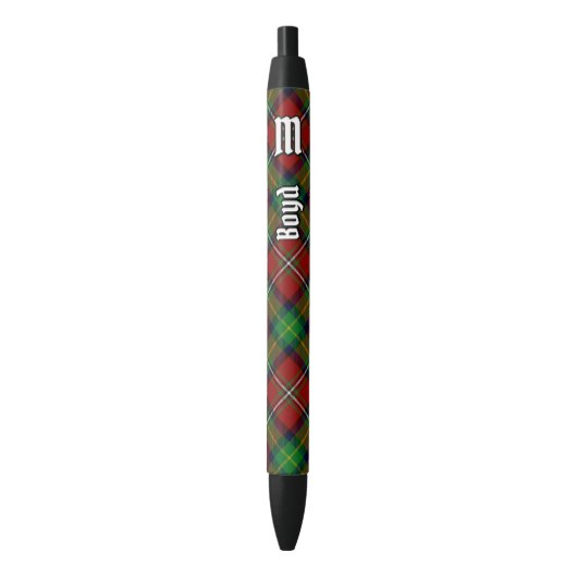 Clan Boyd Tartan Zwarte Inkt Pen (Voorkant Verticaal)
