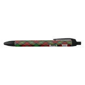 Clan Boyd Tartan Zwarte Inkt Pen (Bovenkant)