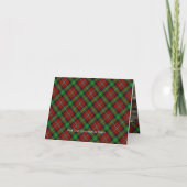 Clan Boyd-wapen over tartan (Achterkant)