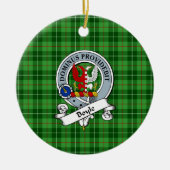 Clan Boyle Badge Tartan Pset Keramisch Ornament (Voorkant)