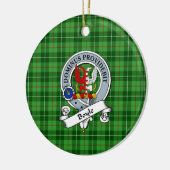Clan Boyle Badge Tartan Pset Keramisch Ornament (Links)