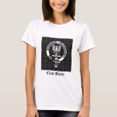 Clan Boyle Crest & Tartan T-shirt (Voorkant)