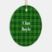 Clan Boyle Tartan Keramisch Ornament (Rechts)