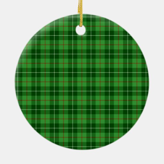 Clan Boyle Tartan Keramisch Ornament (Achterkant)