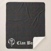 Clan Boyle Tartan Sherpa Deken (Voorkant)