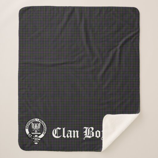 Clan Boyle Tartan Sherpa Deken (Voorkant)