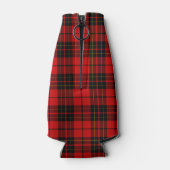 Clan Brodie Crest Badge en Tartan Flesjeskoeler (Achterkant)