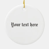 Clan Brodie Crest Badge en Tartan Keramisch Ornament (Achterkant)