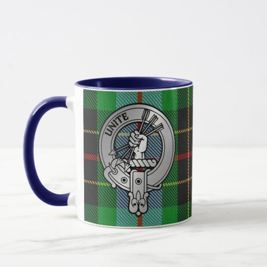 Clan Brodie Crest & Hunting Tartan Mok (Links)