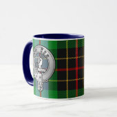 Clan Brodie Crest & Hunting Tartan Mok (Voorkant links)
