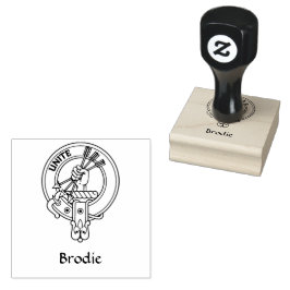 Clan Brodie Crest Rubber Stamp Rubberstempel