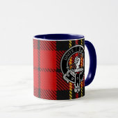 Clan Brodie Crest & Tartan Mok (Voorkant rechts)
