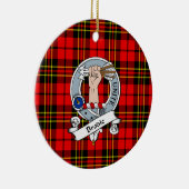 Clan Brodie Modern Badge Tartan Pset Keramisch Ornament (Rechts)