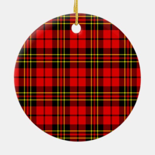 Clan Brodie Modern Badge Tartan Pset Keramisch Ornament (Achterkant)