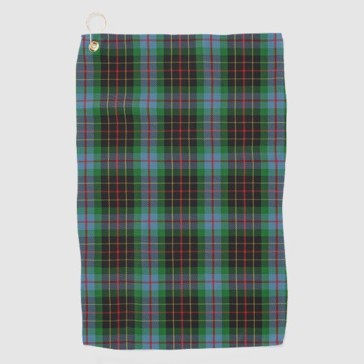 Clan Brodie Scottish Tartan Golfhanddoek (Voorkant)