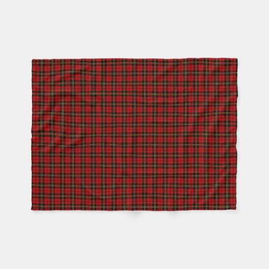 Clan Brodie Tartan Fleece Deken (Voorkant (Horizontaal))