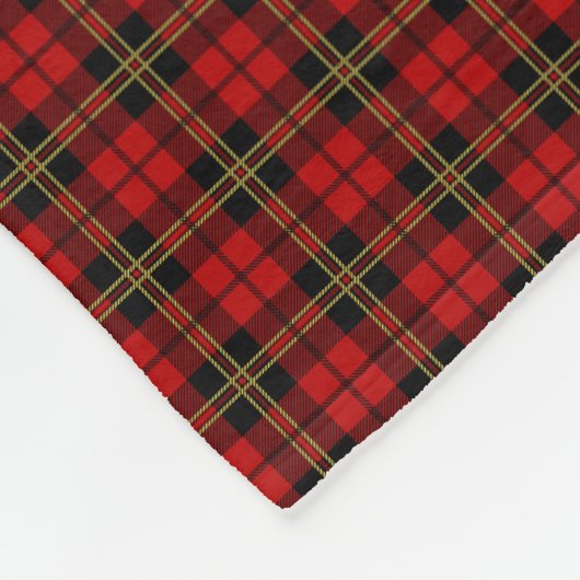 Clan Brodie Tartan Fleece Deken (Hoek)