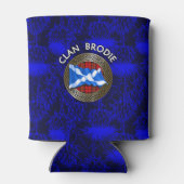 Clan Brodie Tartan Knot & Flag Blikjeskoeler (Achterkant)