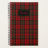 Clan Brodie Tartan Pset Planner (Voorkant)
