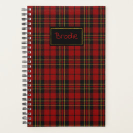 Clan Brodie Tartan Pset Planner