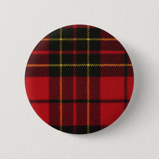 Clan Brodie Tartan Ronde Button 5,7 Cm (Voorkant)