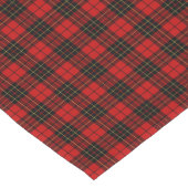 Clan Brodie Tartan Rood en Zwart Plaid Korte Tafelloper (Hoek)
