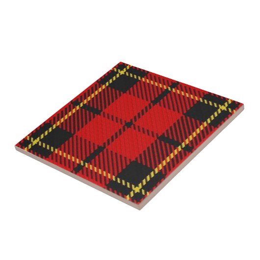 Clan Brodie Tartan Tegeltje (Zijkant)