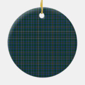 Clan Broun Tartan wordt vertaald als: Keramisch Ornament (Achterkant)