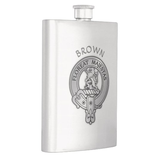 Clan Brown Crest Flacon (Rechts)