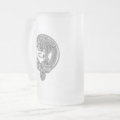 Clan Brown Crest Matglas Bierpul (Voorkant links)
