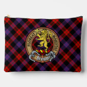 Clan Brown Crest over tartan Etui (Voorkant)