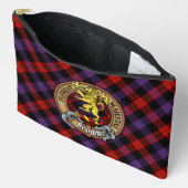 Clan Brown Crest over tartan Etui (Open)