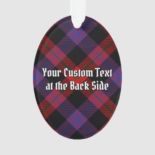 Clan Brown Crest over Tartan Ornament (achterkant)