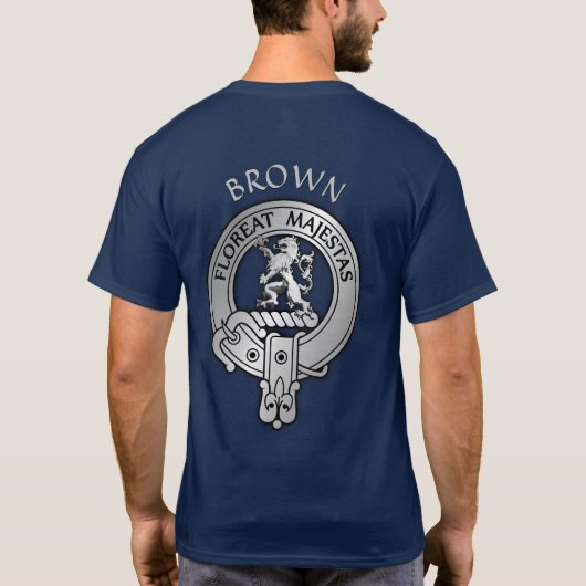 Clan Brown Crest T-shirt (Achterkant)