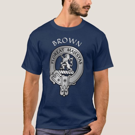 Clan Brown Crest T-shirt (Voorkant)