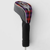 Clan Brown Crest & Tartan Golfheadcover (Schuin)