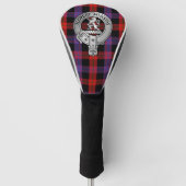 Clan Brown Crest & Tartan Golfheadcover (Voorkant)
