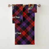 Clan Brown over Tartan Bad Handdoek (Insitu)