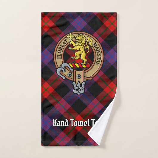 Clan Brown over Tartan Bad Handdoek (Handdoek)
