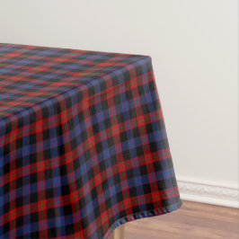 Clan Brown Red en Royal Blue Schotse Tartan Tafelkleed