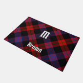 Clan Brown Tartan Deurmat (Schuin)
